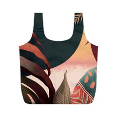 Ai Generated Leaves Foliage Plants Full Print Recycle Bag (m) by Ravend