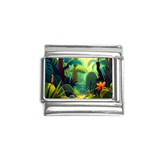 Jungle Rainforest Tropical Forest Italian Charm (9mm) by Ravend