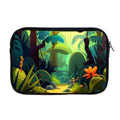 Jungle Rainforest Tropical Forest Apple Macbook Pro 17  Zipper Case by Ravend