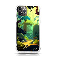 Jungle Rainforest Tropical Forest Iphone 11 Pro 5 8 Inch Tpu Uv Print Case by Ravend