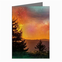 Tree Nature Landscape Fantasy Greeting Cards (pkg Of 8) by Ravend