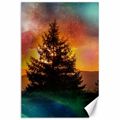 Tree Nature Landscape Fantasy Canvas 24  X 36  by Ravend