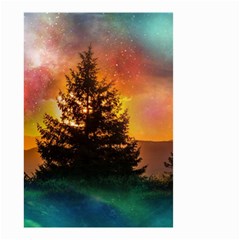 Tree Nature Landscape Fantasy Small Garden Flag (two Sides) by Ravend