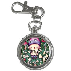 Toadstool Mushrooms Key Chain Watches by GardenOfOphir