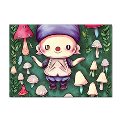 Toadstool Mushrooms Sticker A4 (100 Pack) by GardenOfOphir