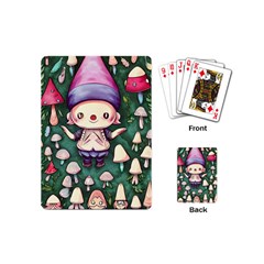 Toadstool Mushrooms Playing Cards Single Design (mini) by GardenOfOphir