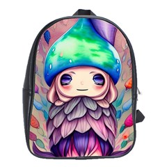 Conjuration Mushrooms School Bag (large) by GardenOfOphir