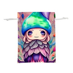 Conjuration Mushrooms Lightweight Drawstring Pouch (l) by GardenOfOphir