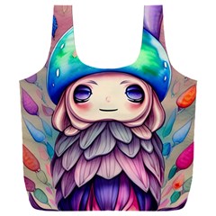 Conjuration Mushrooms Full Print Recycle Bag (xxl) by GardenOfOphir