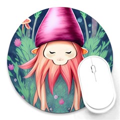 Toadstool Necromancy Mojo Round Mousepad by GardenOfOphir