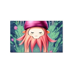 Toadstool Necromancy Mojo Sticker (rectangular) by GardenOfOphir