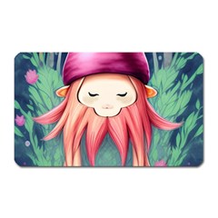 Toadstool Necromancy Mojo Magnet (rectangular) by GardenOfOphir