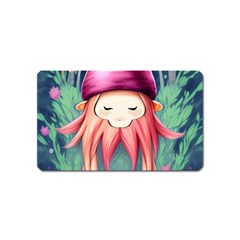 Toadstool Necromancy Mojo Magnet (name Card) by GardenOfOphir