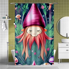 Toadstool Necromancy Mojo Shower Curtain 48  X 72  (small)  by GardenOfOphir