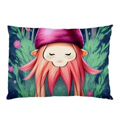 Toadstool Necromancy Mojo Pillow Case (two Sides) by GardenOfOphir