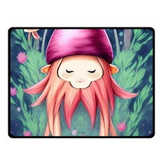 Toadstool Necromancy Mojo Fleece Blanket (small) by GardenOfOphir