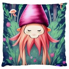 Toadstool Necromancy Mojo Standard Premium Plush Fleece Cushion Case (one Side) by GardenOfOphir