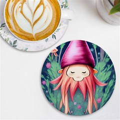 Toadstool Necromancy Mojo Uv Print Round Tile Coaster