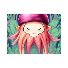 Toadstool Necromancy Mojo One Side Premium Plush Fleece Blanket (mini) by GardenOfOphir