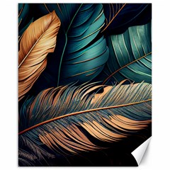 Ai Generated Leaves Foliage Plants Canvas 16  x 20 