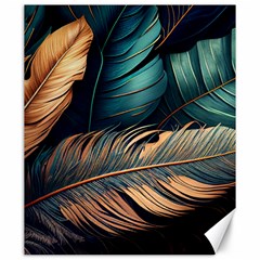 Ai Generated Leaves Foliage Plants Canvas 20  x 24 