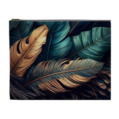 Ai Generated Leaves Foliage Plants Cosmetic Bag (XL)