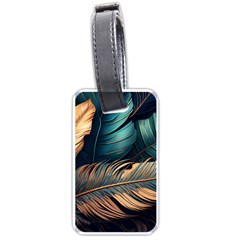 Ai Generated Leaves Foliage Plants Luggage Tag (one side)