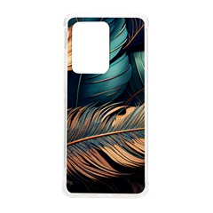 Ai Generated Leaves Foliage Plants Samsung Galaxy S20 Ultra 6.9 Inch TPU UV Case