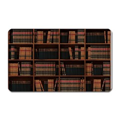 Books Bookshelf Bookcase Library Magnet (rectangular) by Ravend