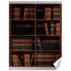 Books Bookshelf Bookcase Library Canvas 18  X 24  by Ravend