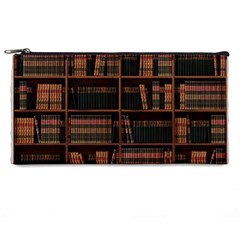 Books Bookshelf Bookcase Library Pencil Case by Ravend