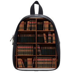 Books Bookshelf Bookcase Library School Bag (small) by Ravend