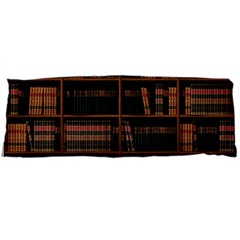 Books Bookshelf Bookcase Library Body Pillow Case (dakimakura) by Ravend