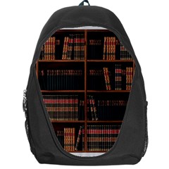 Books Bookshelf Bookcase Library Backpack Bag by Ravend