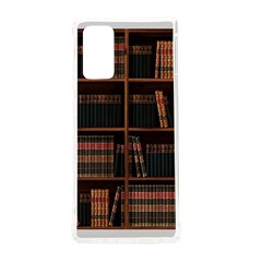 Books Bookshelf Bookcase Library Samsung Galaxy Note 20 Tpu Uv Case by Ravend