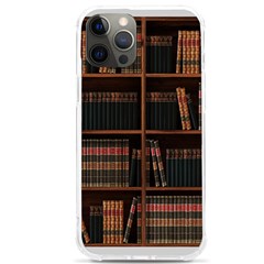 Books Bookshelf Bookcase Library Iphone 12 Pro Max Tpu Uv Print Case by Ravend