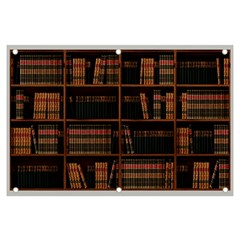 Books Bookshelf Bookcase Library Banner And Sign 6  X 4  by Ravend