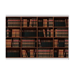 Books Bookshelf Bookcase Library Crystal Sticker (a4) by Ravend