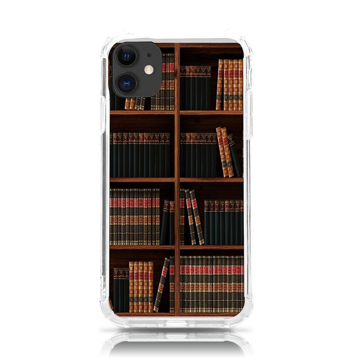 Books Bookshelf Bookcase Library iPhone 11 TPU UV Print Case