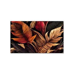 Ai Generated Leaves Tropical Palm Sticker (rectangular) by Ravend