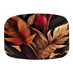 Ai Generated Leaves Tropical Palm Mini Square Pill Box by Ravend