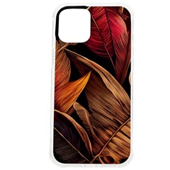 Ai Generated Leaves Tropical Palm Iphone 12 Pro Max Tpu Uv Print Case by Ravend