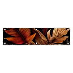 Ai Generated Leaves Tropical Palm Banner And Sign 4  X 1  by Ravend