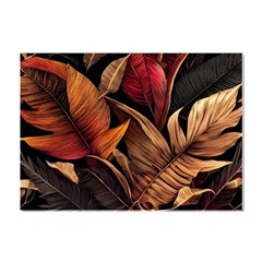 Ai Generated Leaves Tropical Palm Crystal Sticker (a4)