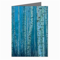 Forest Birch Nature Autumn Masuria Greeting Cards (pkg Of 8) by Ravend