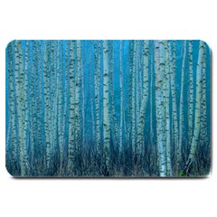 Forest Birch Nature Autumn Masuria Large Doormat by Ravend