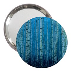 Forest Birch Nature Autumn Masuria 3  Handbag Mirrors by Ravend