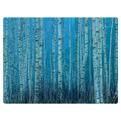 Forest Birch Nature Autumn Masuria One Side Premium Plush Fleece Blanket (extra Small) by Ravend