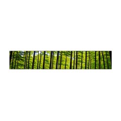 Green Forest Jungle Trees Nature Sunny Premium Plush Fleece Scarf (mini) by Ravend