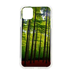 Green Forest Jungle Trees Nature Sunny Iphone 11 Tpu Uv Print Case by Ravend